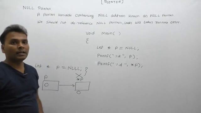 What is null pointer in c| Null pointer in c| |Part712| C Language by Java Professional