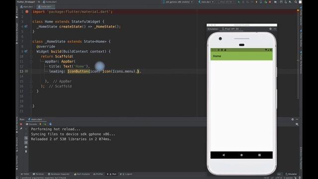 Adding AppBar Widgets смотреть онлайн