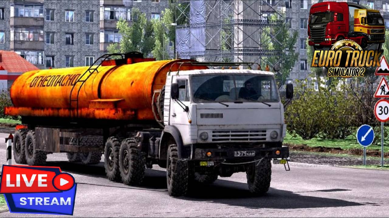 🔴 ETS2 | СУРОВАЯ РОССИЯ R6 | ТЯЖЕЛЫЕ БУДНИ РУЛЬ PXN V10