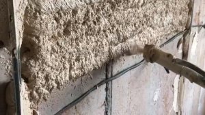 Наносим гипсовую штукатурку. Штукатурная станция ритм