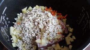 Перловый суп в мультиварке