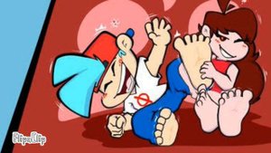 Girlfriend tickling boyfriend friday night funky fnf 💙❤