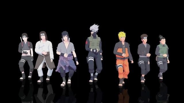 shape of you【NARUTO MMD】NARUTO SASUKE KAKASHI SAI SHIKAMARU NEJI KIBA