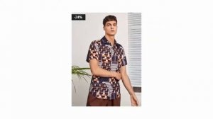 Men Shirts style Vacation Shien Мужские рубашки в стиле Каникулы в интернет магазине Шейн