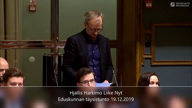 Hjallis Harkimo, häpeä Haavisto