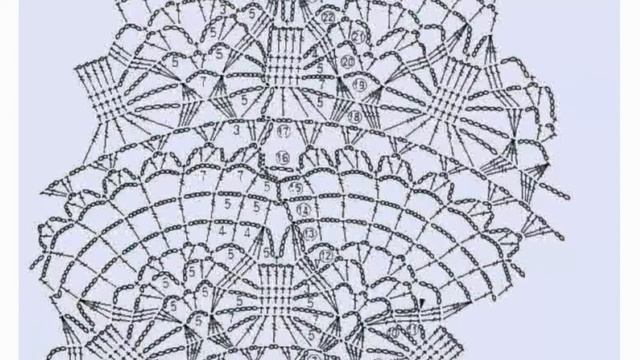 Схемы обалденных круглых салфеток
