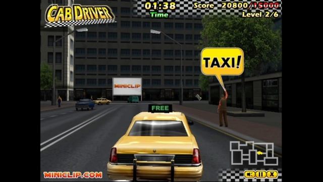 Old Shockwave Games #13 - Cab Driver (Part 1) смотреть онлайн