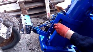 Испытание картофелесажалки цепной, на мотоблок (часть 2)
