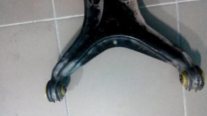 Audi 80 Реставрация сайлентбоков рычага переднего полиуретаном.