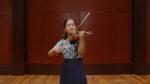 Bach Partita in E, Loure & Gavotte en Rondeau. KayCee Galano, violin