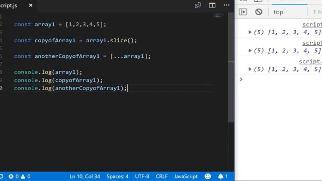 JavaScript Copy Array: How to make an exact copy of an array in JavaScript