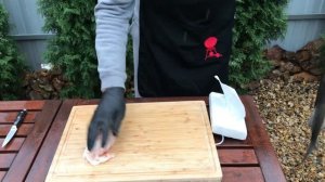 Осётр на гриле