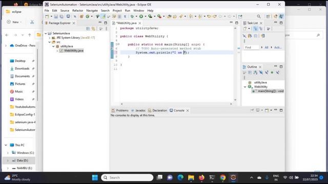 Selenium 4 Configuration with Java & Eclipse