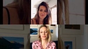 Stefania Spampinato with Danielle Savre Instagram Live | January 21, 2021