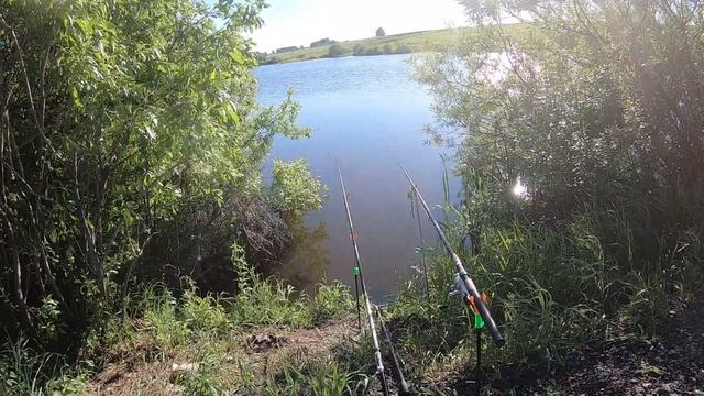 Ловля КАРАСЯ на ФЛЭТ - кормушку! смотреть онлайн