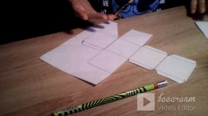 КАК сделать КУБ из бумаги А4