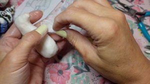 МК ватная игрушка "Мишаня" (Часть 1). DIY cotton wool toy "Bear"