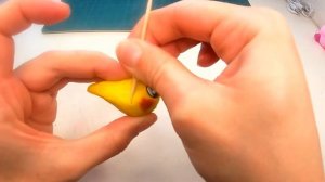 Как слепить из пластилина ЗОЛОТУЮ РЫБКУ