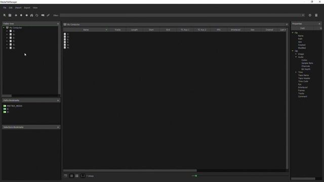 Mistika Hack: How to collapse the Folder Tree?