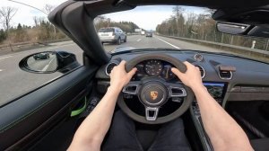 Porsche 718 Boxster Spyder 2022 Test Drive POV | 4K