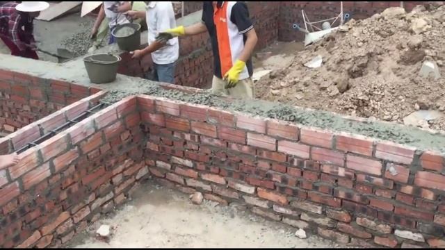 Заливка армопояса фундамента смотреть онлайн