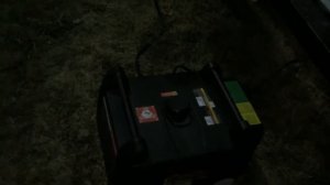 Champion 3100 inverter generator running directly off the RV trailer propane supply