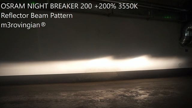 OSRAM NIGHT BREAKER 200, Philips VisionPlus 60%, WhiteVision Ultra