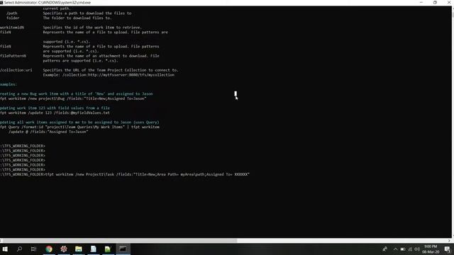 How to automatically create task in TFS using python and TFS power tools (tfpt) смотреть онлайн