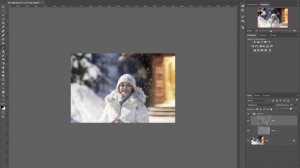 Обработка зимнего портрета быстро и легко. Даже для новичков.