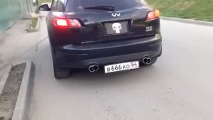 Infiniti Fx45 exhaust by "Force Exhaust" г. Новосибирск