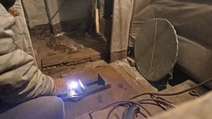Самодельные тиски из угольников