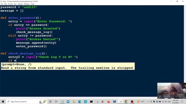 Python Mini Projects - Beginners Password & Login Message + Source Code