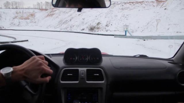 Impreza WRX on Kazan Ring. Winter try