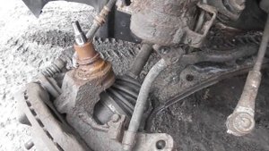 Nissan Primera P11 замена подшибника поворотного кулака