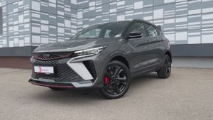 Geely Coolray 2024 серый. Champion Edition Джили Кулрей в наличии и под заказ