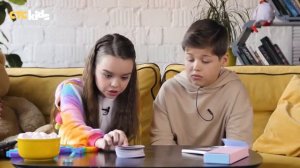 РАСПАКОВКА НАСТОЛКИ Доббль в Шоу Насти и Вовы на CTC Kids