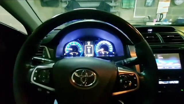 Как отключить ДХО дневные огни Toyota Camry смотреть онлайн