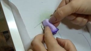Вышиваем лентами: ВЬЮНОК. Часть 1 // Ribbon embroidery: BINDWEED. Part 1.