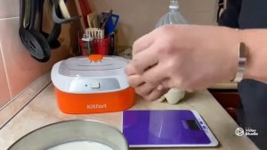 Сделала йогурт из молока и закваски! Обзор йогуртницы йогуртнице Kitfort KT-2020 #kitfort #китфорт