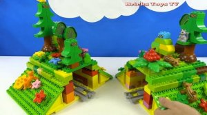 Строим из Lego Duplo, Build and Play toys Lego, Лего Дупло - railway tunnel #2(железная дорога)