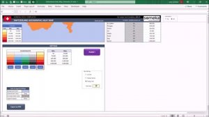 Switzerland Heat Map Generator  | Dynamic Heat Map Excel Template