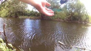 Ловим окуня на мормышку - наноджиг на малой реке