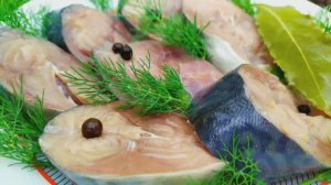 🐟🌿🐟Запиши рецепт и повесь на холодильник!💯Самая вкусная скумбрия пряного посола!🌿