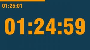 2 hour 50 minute timer (with end alarm, time elapsed and progress bar)