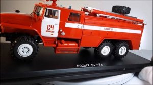АЦ - 7,5 - 40 (УРАЛ 4320)?️SSM?️Обзор масштабной модели пожарного автомобиля 1:43