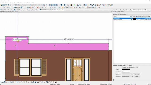 Создание парапетных стен с использованием полилинии смотреть онлайн
