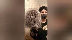 Распаковка и примерка меховой шапки с джум