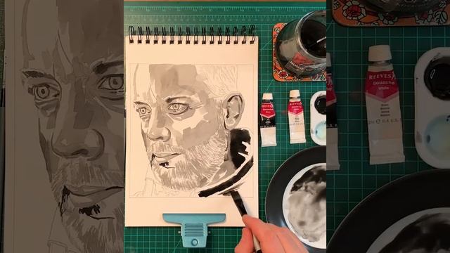 Can you paint a portrait using just one color? - Painting Portraits with Karl Staub