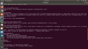 Linux урок 8. Командная оболочка BASH (BASH SHELL)