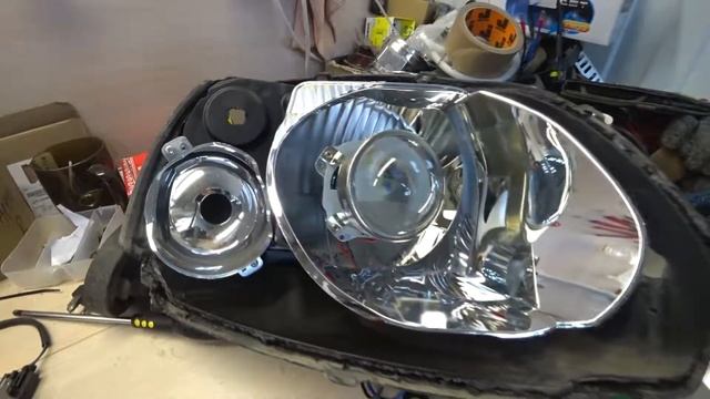 Mitsubishi Galant установка биксеноновых линз смотреть онлайн